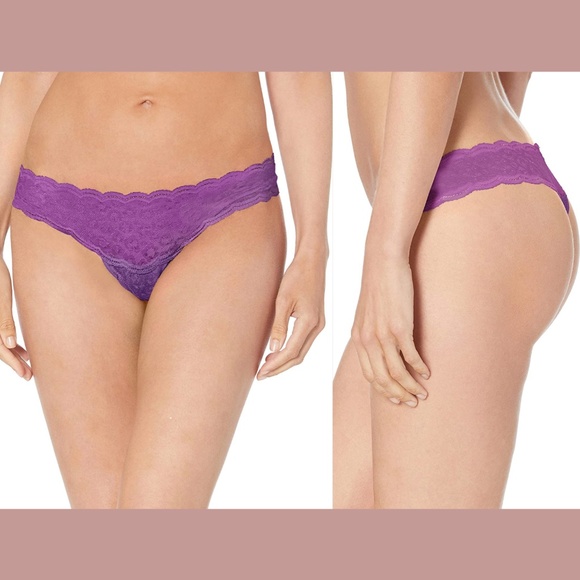 NWT Cosabella Sweet Treats Cheetah‎ Thong in Purple - Picture 1 of 12